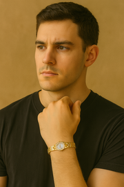 Regal Gold Luxe Wrist Bracelet